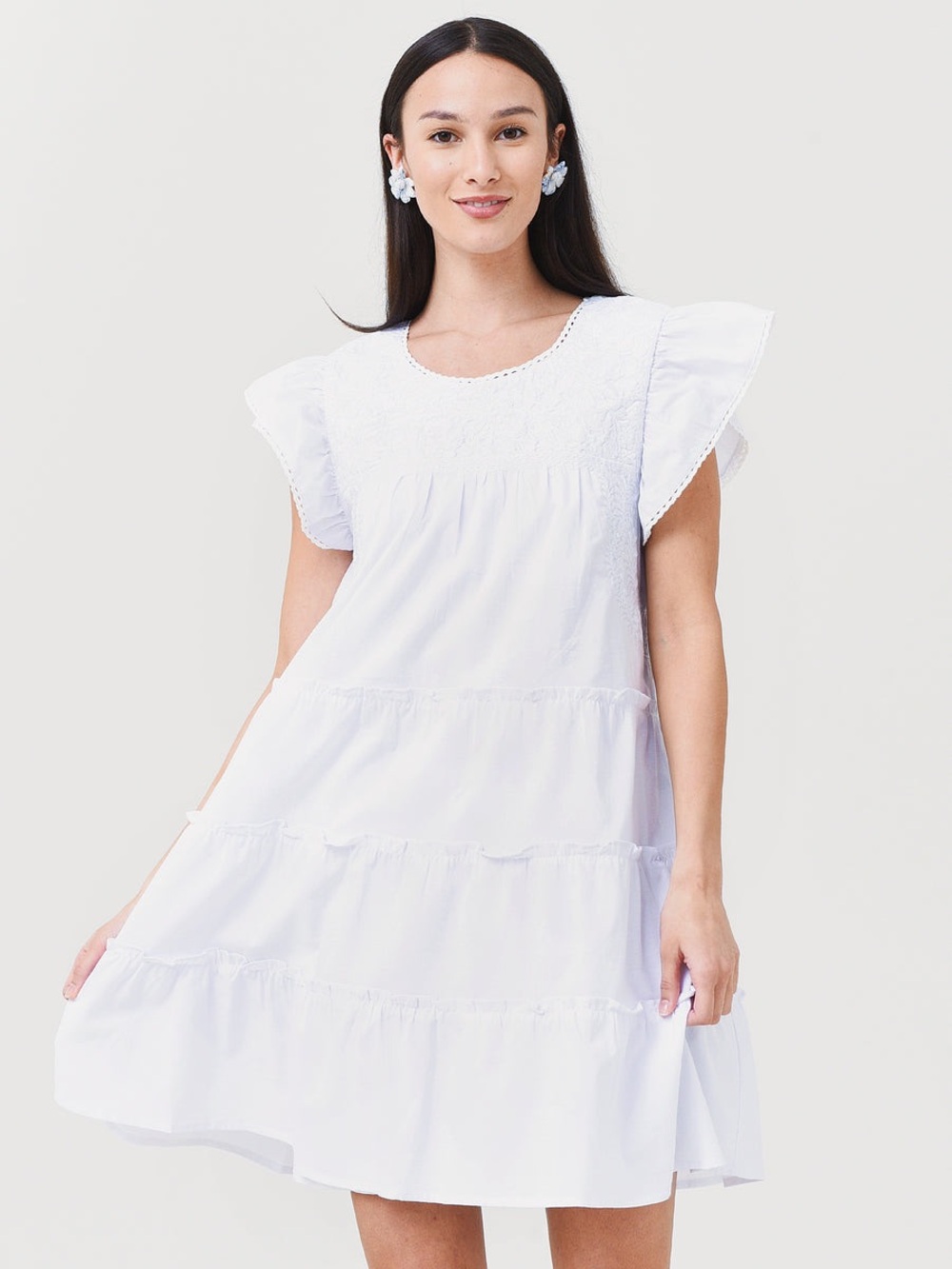 J. Marie Women’s The Lennon Dress White Size Small